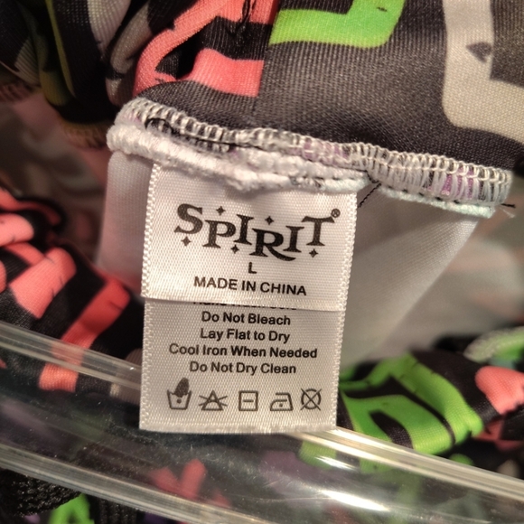 Spirit Halloween Geometric 80's Style Jogger Pants Adult Sz L Cosplay Costume - Picture 2 of 6